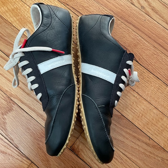 Plae Ecols WP Unisex Leather Waterproof Gum Barefoot Minimalist Summer Black 9 - Picture 6 of 14